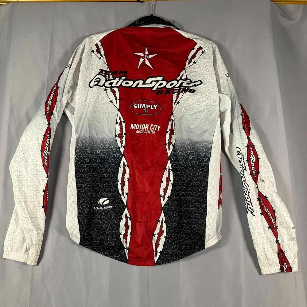 Voler Action Sports Men's Large Cycling Jacket USA Made Full‎ Zip - Picture 12 of 13